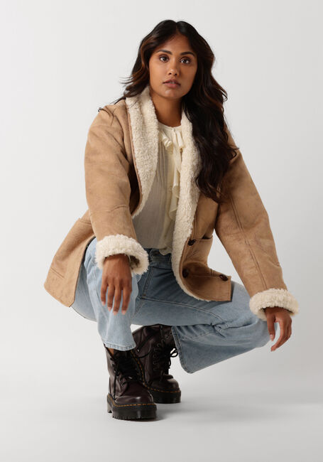 Gebroken wit SCOTCH & SODA  PIN-TUCK RUFFLED SEASONAL SHIRT - large