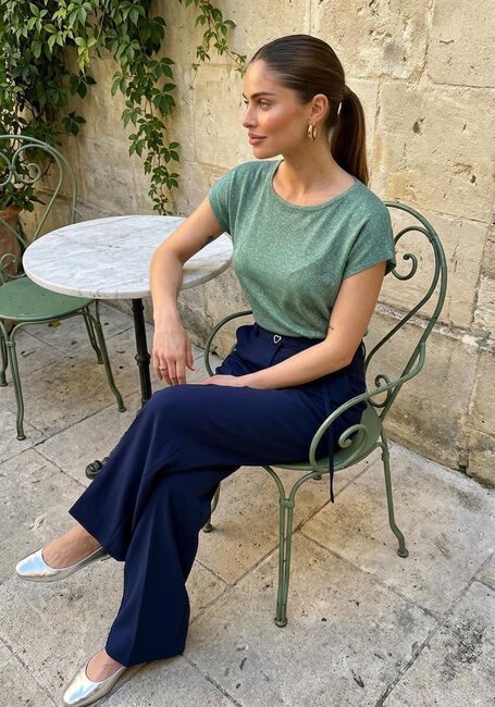 Groene MINUS Top CARLINA KNIT TEE - large
