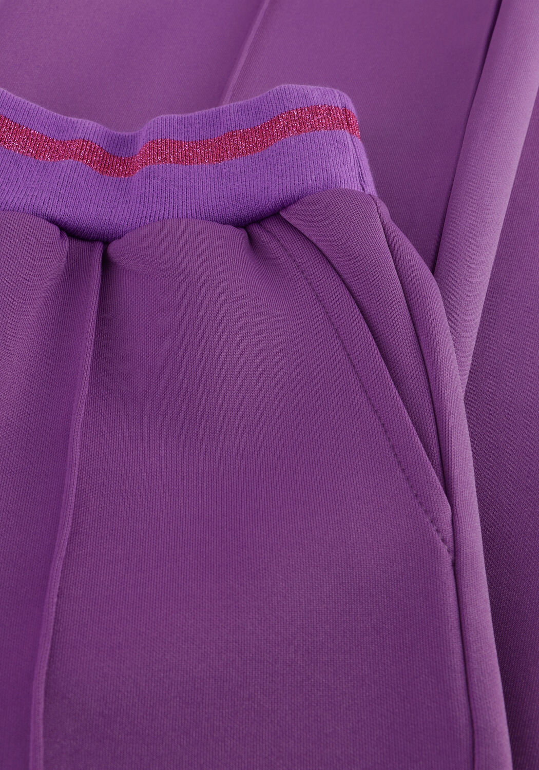 LOOXS Little Pantalon large 2531-7620 en violet - large