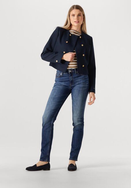 TOMMY HILFIGER Jack PREPPY TEXTURE LADY JACKET Bleu foncé - large