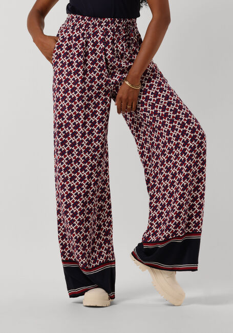 TOMMY HILFIGER Pantalon large MONOGRAM PULL ON PANT en rouge - large