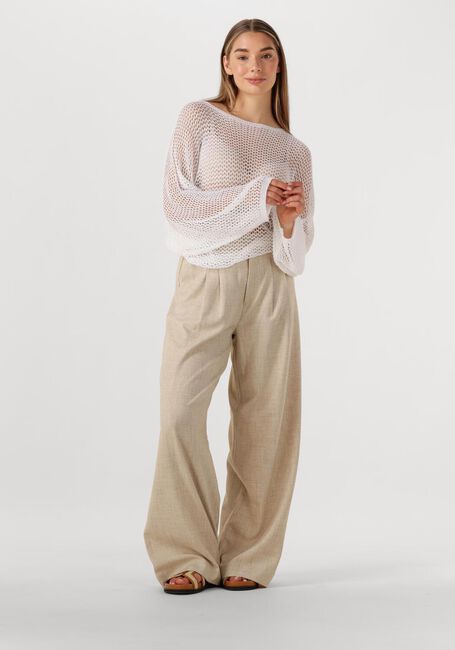 RESORT FINEST Pull CROCHET SWEATER en blanc - large
