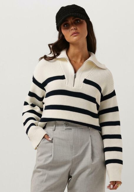 ENVII Col roulé ENMOLE LS KNIT 5190 en bleu - large