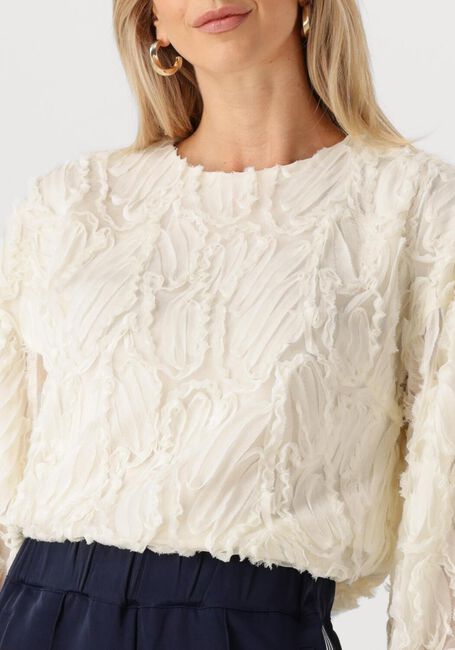 Creme CO'COUTURE  SHANIA FLUFFY BLOUSE - large