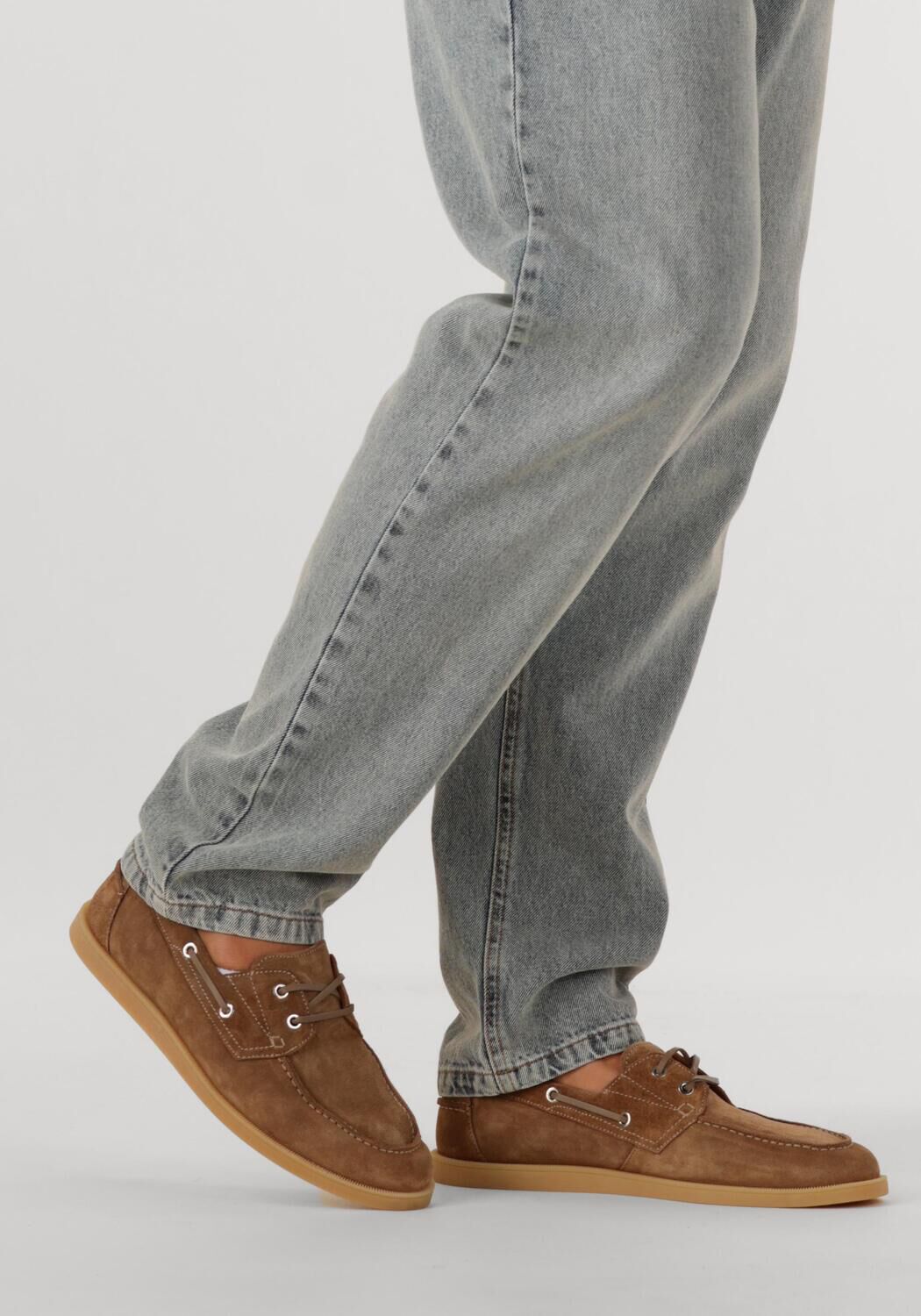 STEFANO LAURAN SL4000 Chaussures &agrave; lacets en cognac - large