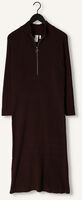 Y.A.S. Robe midi YASMAVI LS KNIT MIDI ZIPPER DRESS en marron Y.A.S. Robe midi YASMAVI LS KNIT MIDI ZIPPER DRESS en marron - medium