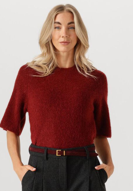 Rode MSCH COPENHAGEN Trui MSCHMILANIA HOPE 2/4 PULLOVER - large