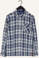 Blauwe SCOTCH & SODA Casual overhemd INDIGO CHECKED 1 POCKET WORKWE Blauwe SCOTCH & SODA Casual overhemd INDIGO CHECKED 1 POCKET WORKWE - medium