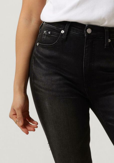 CALVIN KLEIN Skinny jeans HIGH RISE SUPER SKINNY ANKLE en noir - large