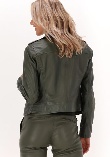 IBANA Veste en cuir BRUNA en vert - large