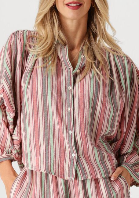 Multi BY-BAR  BECKY MULTI STRIPE BLOUSE - large