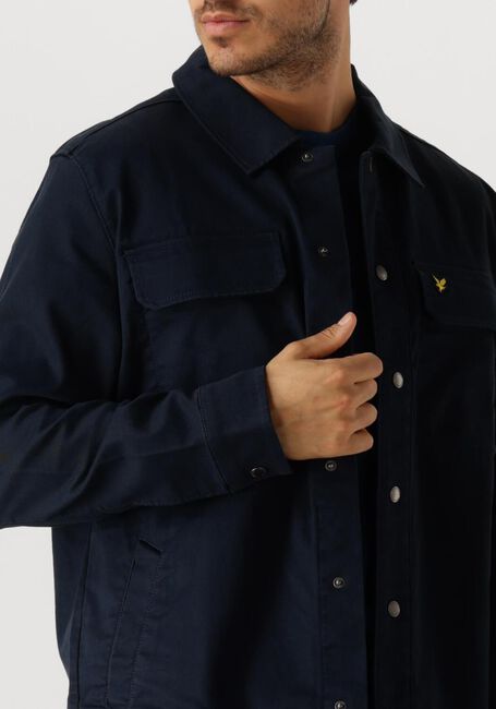 LYLE & SCOTT Surchemise BEDFORD CORD OVERSHIRT Bleu foncé - large