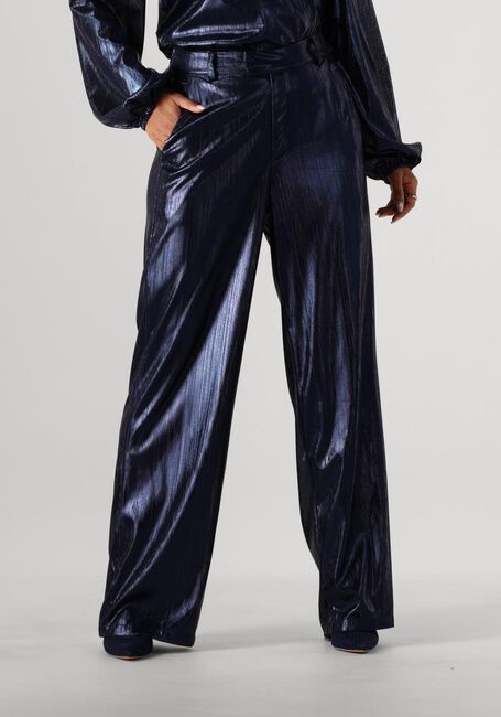 STUDIO AMAYA Pantalon large ANNA Bleu foncé - large