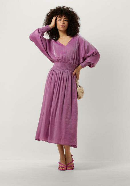 AAIKO Robe midi REMY CO 319 en violet - large