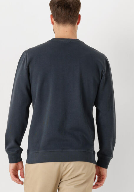 CAST IRON Pull LONG SLEEVE R-NECK REGULAR FIT TWILL en bleu - large