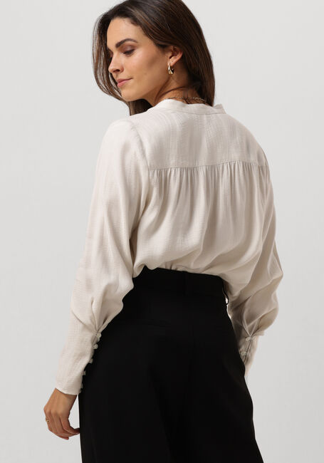 Ecru VANILIA  WAVY TEXTURE BLOUSE - large
