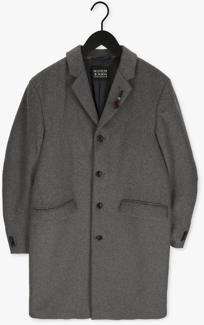 SCOTCH & SODA Manteau CLASSIC WOOL-BLEND OVERCOAT en gris - large