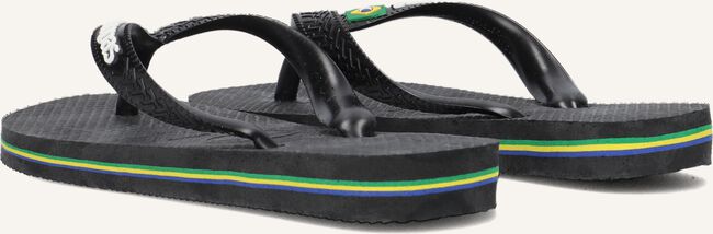 Zwarte HAVAIANAS Slippers BRASIL LOGO KIDS Zwarte HAVAIANAS Slippers BRASIL LOGO KIDS - large