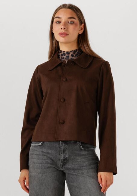 NEO NOIR Jack NILO SUEDE JACKET en marron - large