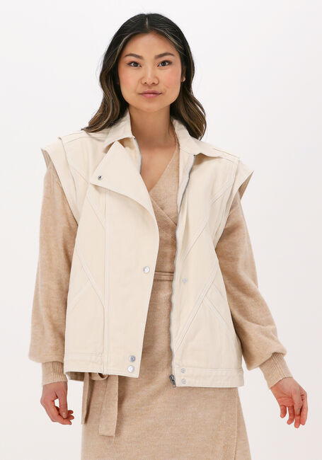 CIRCLE OF TRUST Gilet LOULOU DNM GILET Crème - large