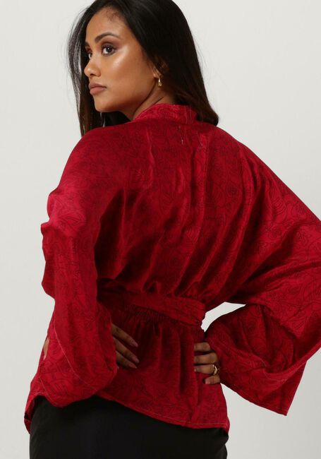 SISSEL EDELBO Blouse CLAIRE TOP en rouge - large