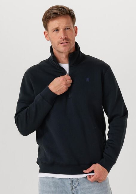 G-STAR RAW Chandail PREMIUM CORE HALF ZIP R SW L\S Bleu foncé - large