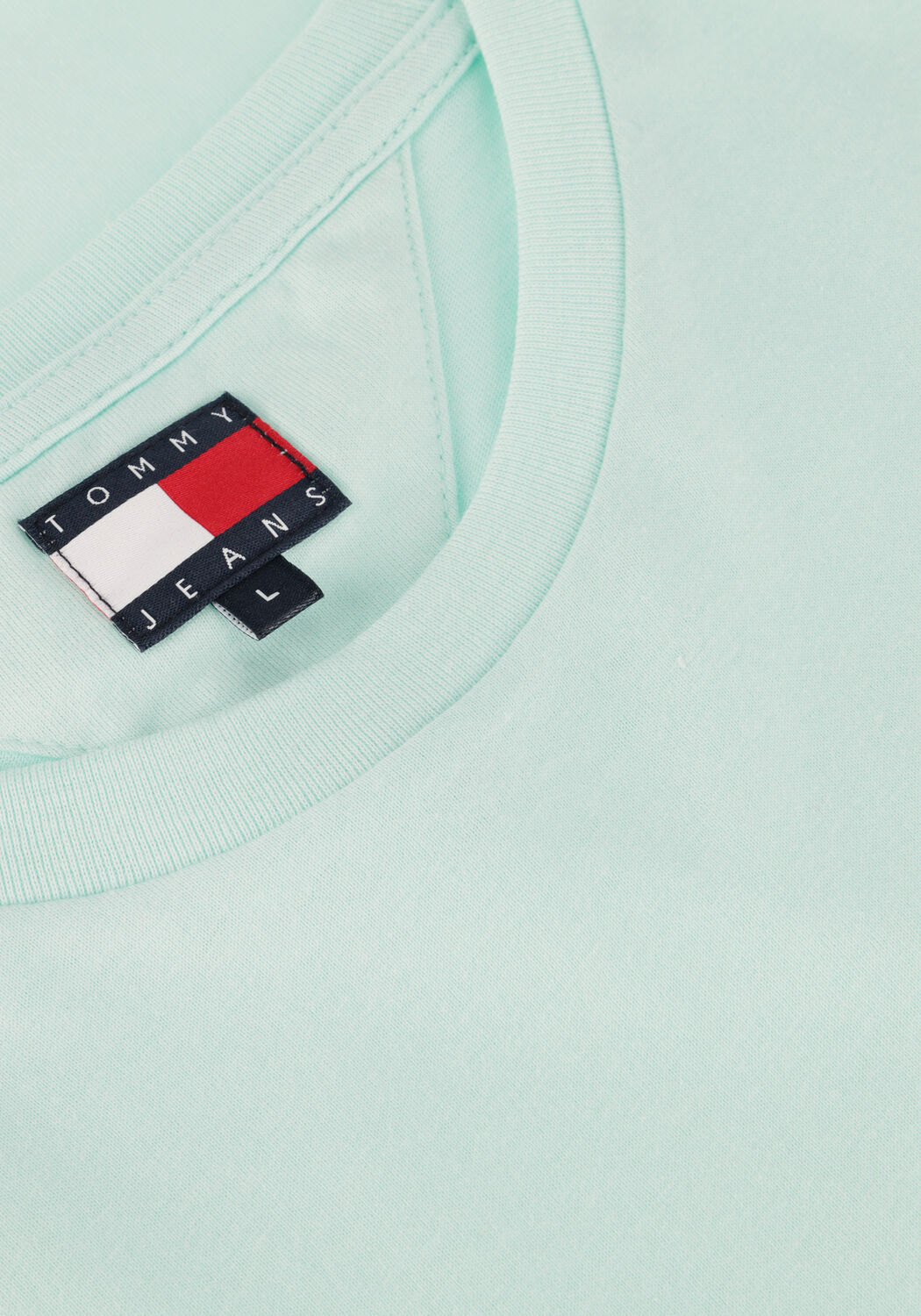 Mint TOMMY JEANS T-shirt TJM XSLIM JASPE HTR TEE EXT - large