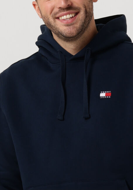 TOMMY JEANS Pull TJM REG BADGE HOODIE EXT Bleu foncé - large