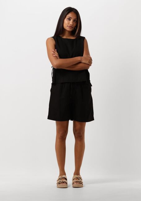 Zwarte NEO NOIR Top SVETLANA LINEN TOP - large