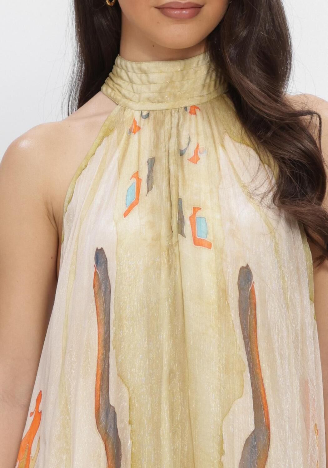 MES DEMOISELLES Robe maxi MALAR en rose - large