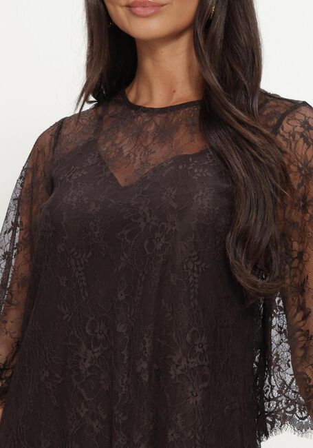 Y.A.S. Mini robe SLWDAPHNE 3/4 SLEEVE LACE MIDI DRESS en noir - large