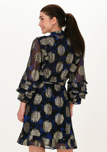 Donkerblauwe FABIENNE CHAPOT Mini jurk LEONIE FESTIVE DRESS - large
