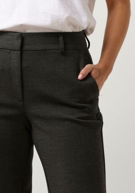 SELECTED FEMME Pantalon SLFRITA MW WIDE PANT Gris foncé - large