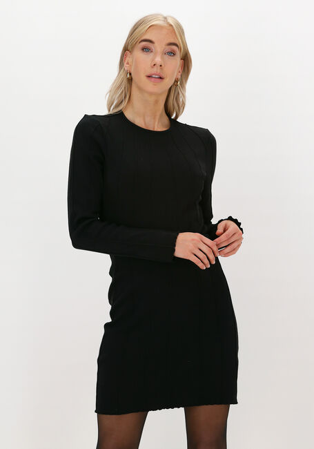 NA-KD Haut STRUCTURED LONG SLEEVE TOP en noir - large
