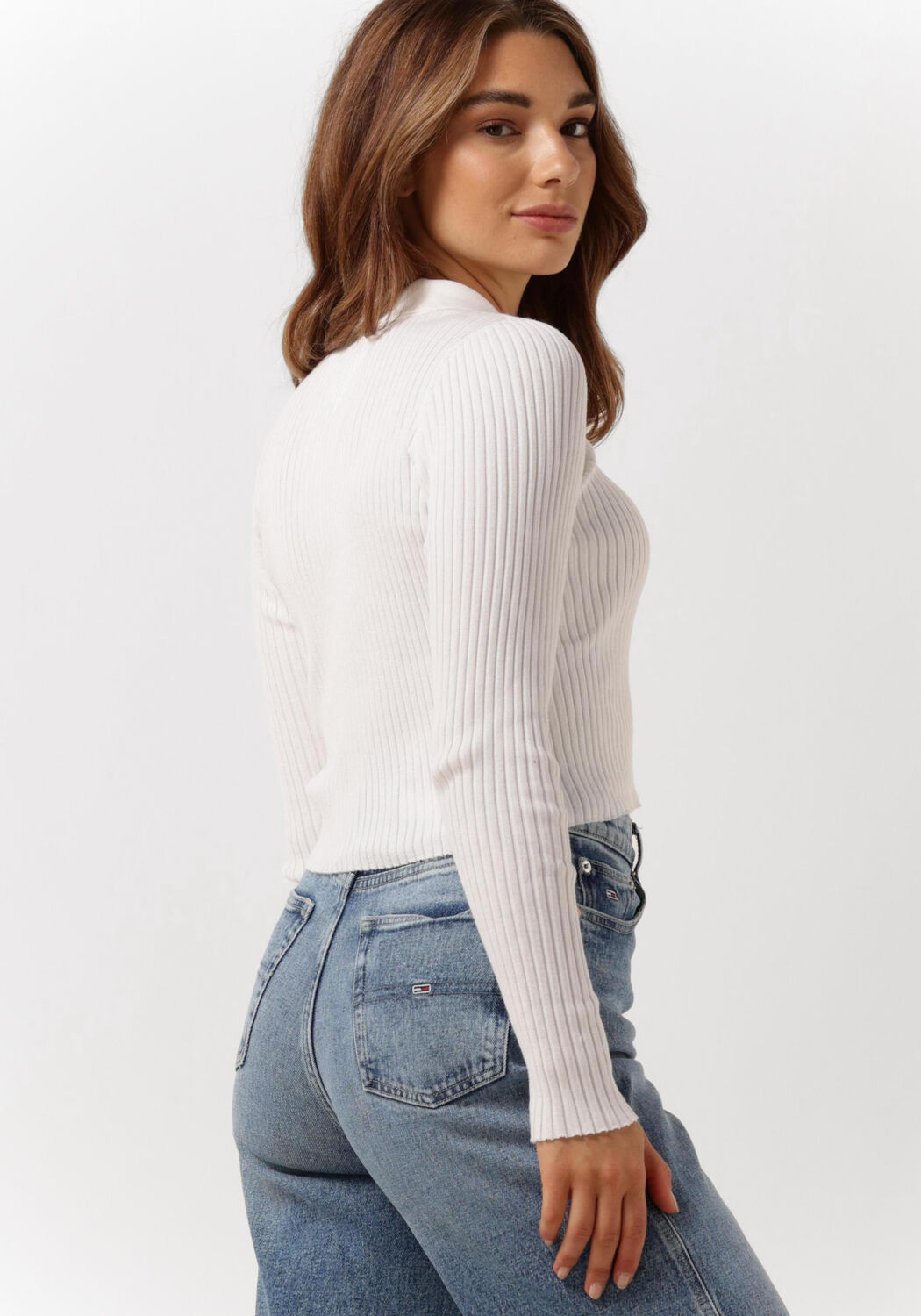 Witte tommy trui top