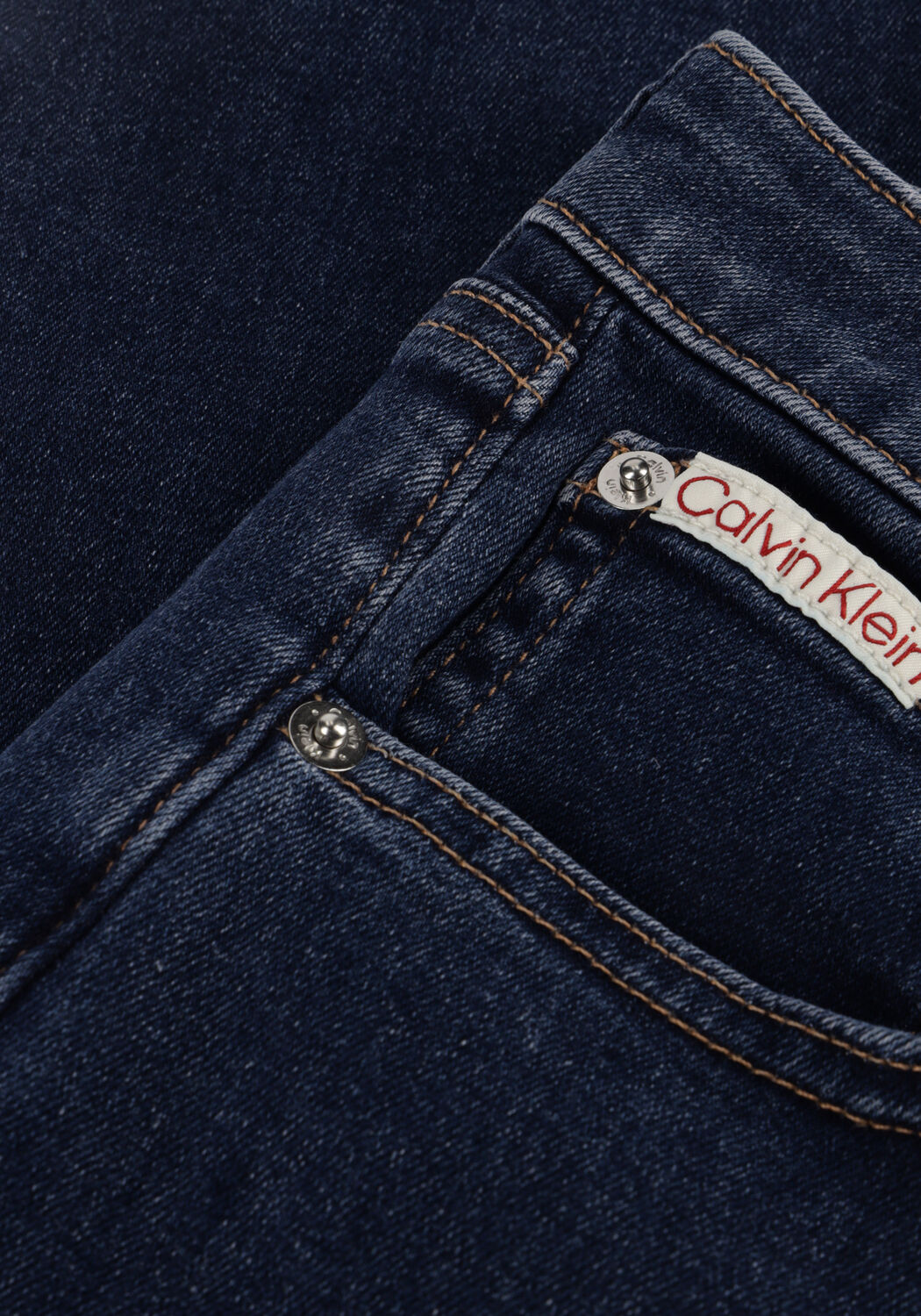 CALVIN KLEIN Slim fit jeans HIGH RISE SKINNY Bleu fonc&eacute; - large