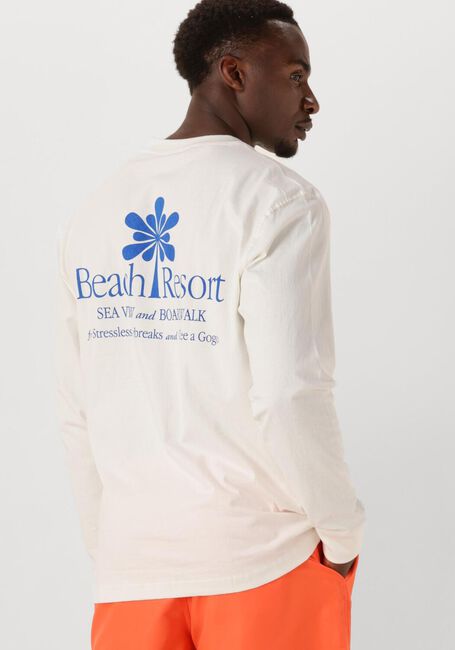 SHIWI T-shirt MEN JUDE REGULAR LONGSLEEVE SUNCATION en blanc - large
