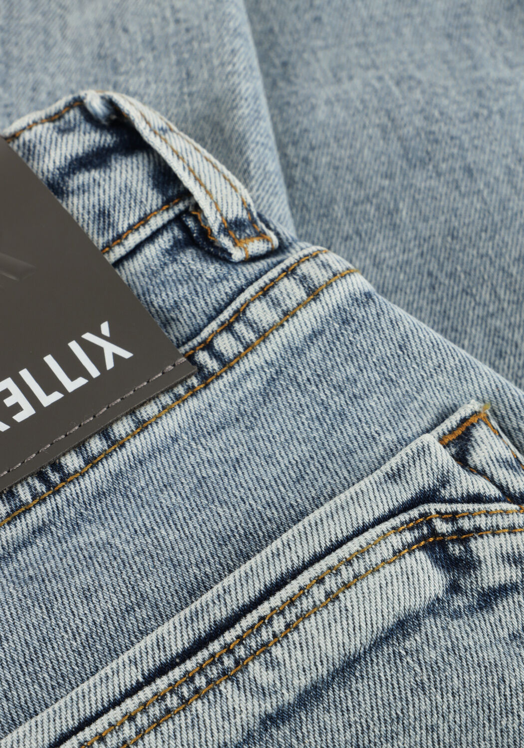 Blauwe RELLIX Wide jeans 2813 LOOSE WIDE JEANS - large