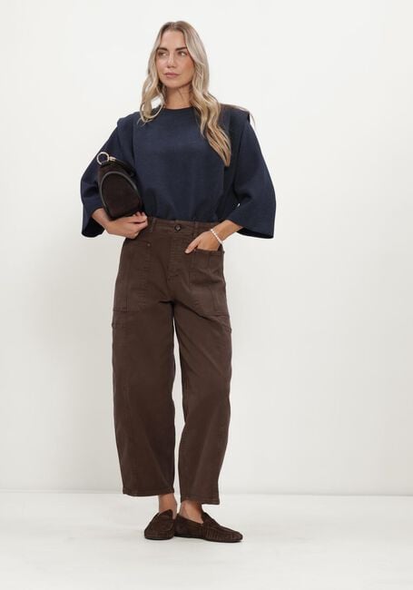 Bruine MOS MOSH Broeken/jumpsuits MMROSY VIA PANT - large