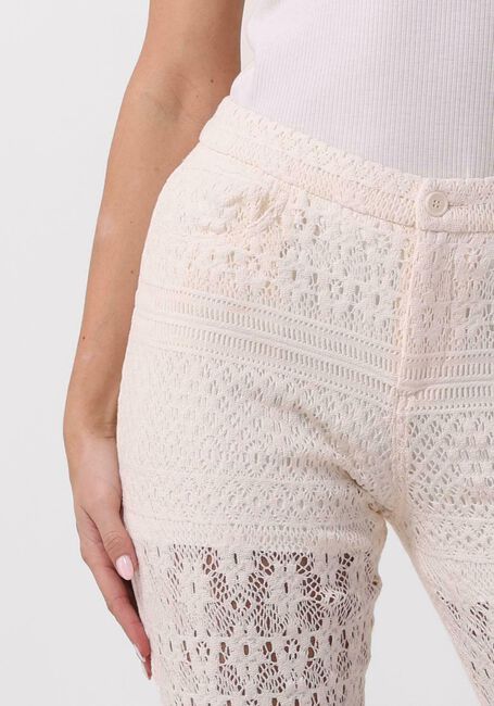 Creme LIU JO Pantalon PIZZO MACRAME TP PANTS - large