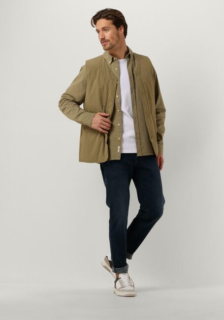 FORÉT Surchemise BUSH SEERSUCKER SHIRT Olive - large