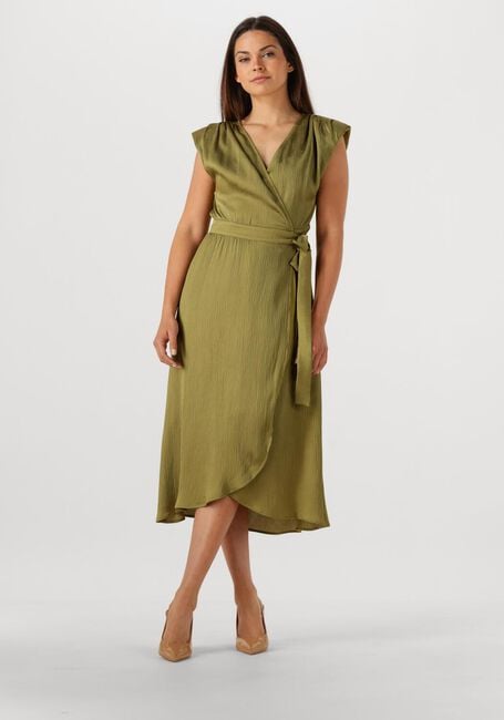 SUNCOO Robe midi CESARIA en vert - large