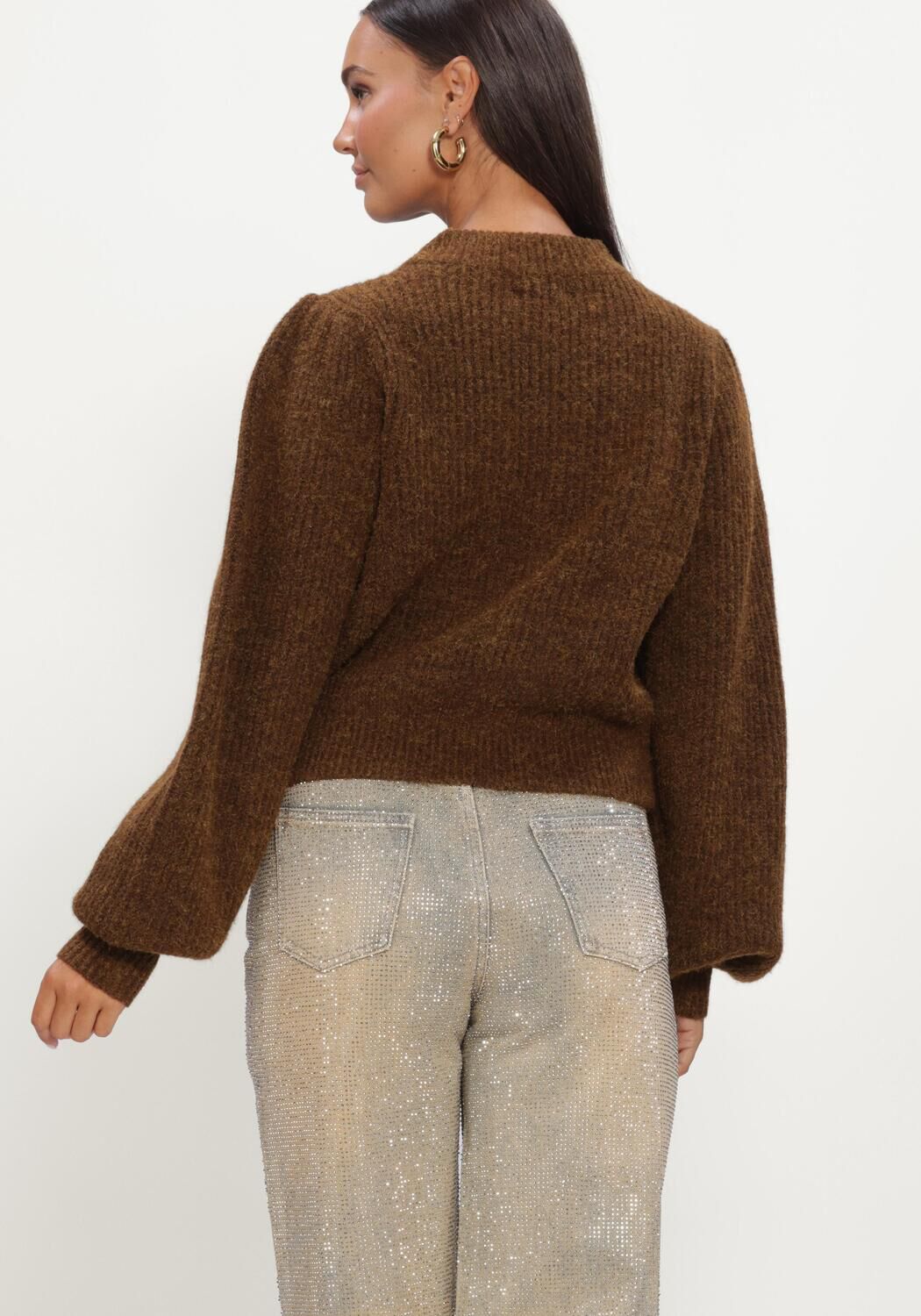 HARPER & YVE Pull LYSANNE-JU en marron - large