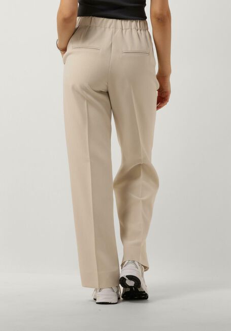 SECOND FEMALE Pantalon large EVIE CLASSIC TROUSERS en beige - large