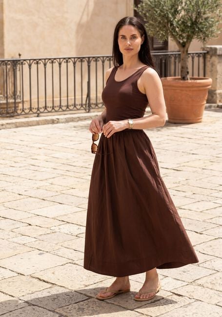 MINUS MSMARIE MIDI DRESS Robes en marron - large