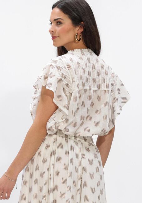 Gebroken wit BY-BAR  DANEE OASE BLOUSE - large