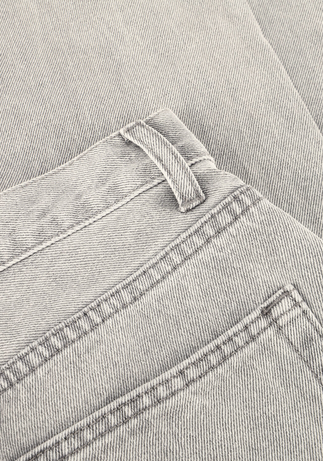 WITHBLACK Straight leg jeans WBLHAZEL GREY TURN UP JEANS en gris - large