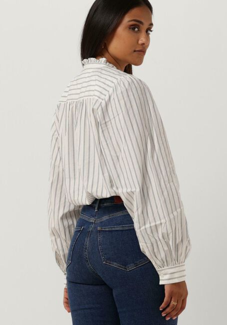 Beige TOMMY HILFIGER  CO PINSTRIPE FEMININE BLOUSE LS - large