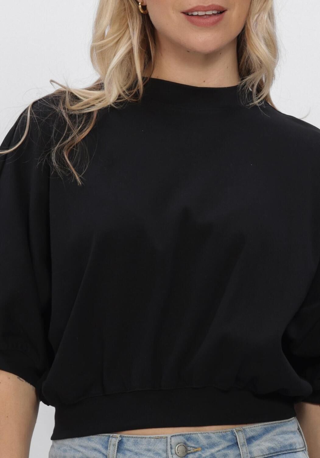 ANOTHER LABEL ALAMICE T-SHIRT S/S Blouses en noir - large