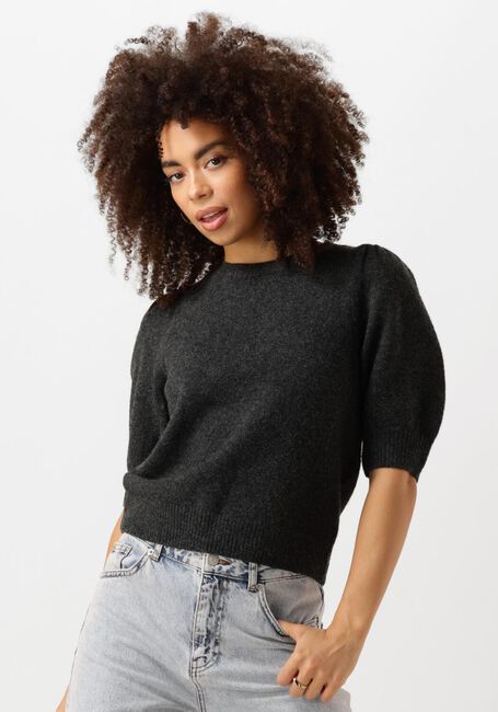 NEO NOIR Haut MARTHA BOW KNIT TEE en gris - large